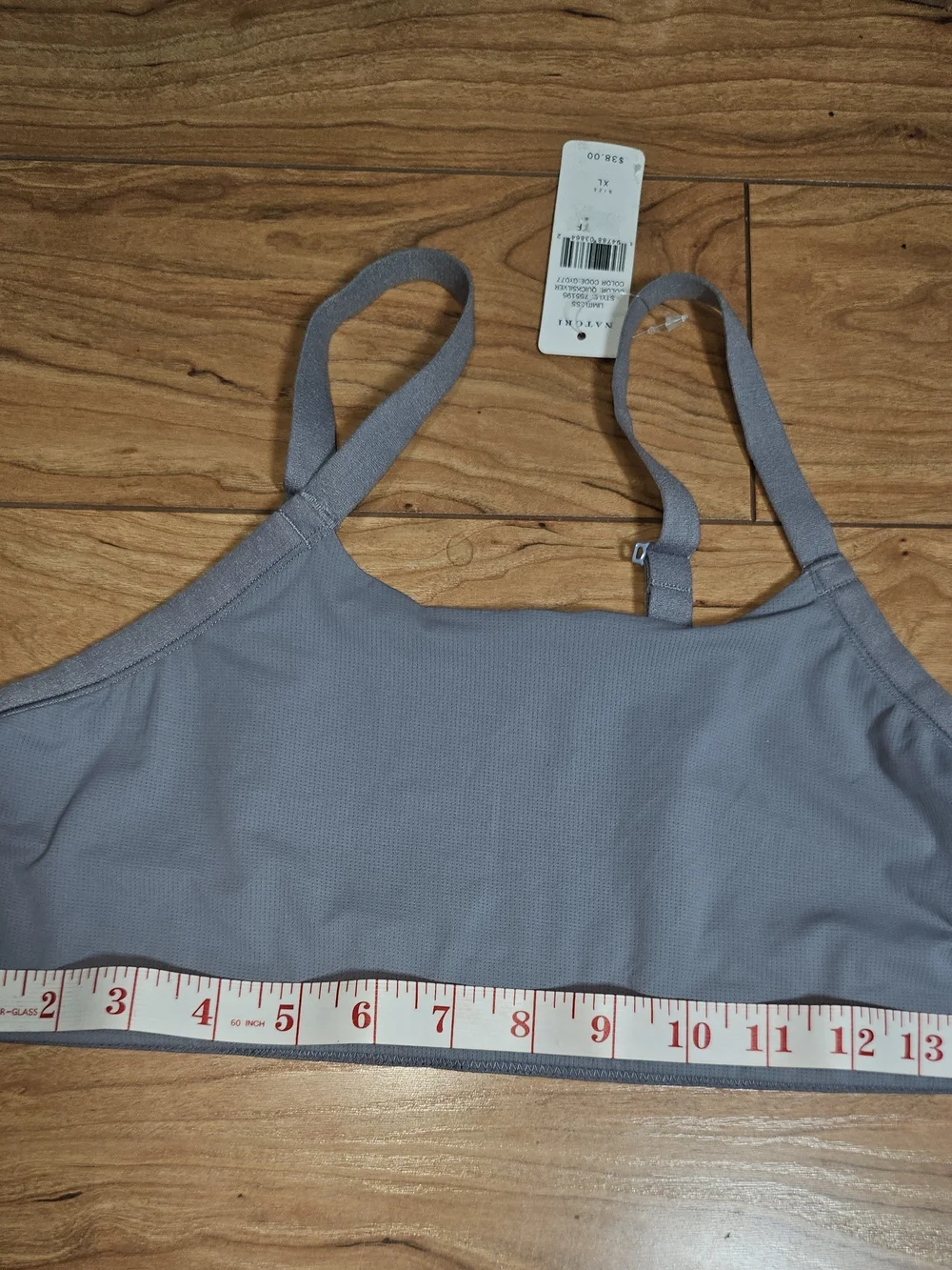 Natori Light Gray Kids Seamless Crop Bralette